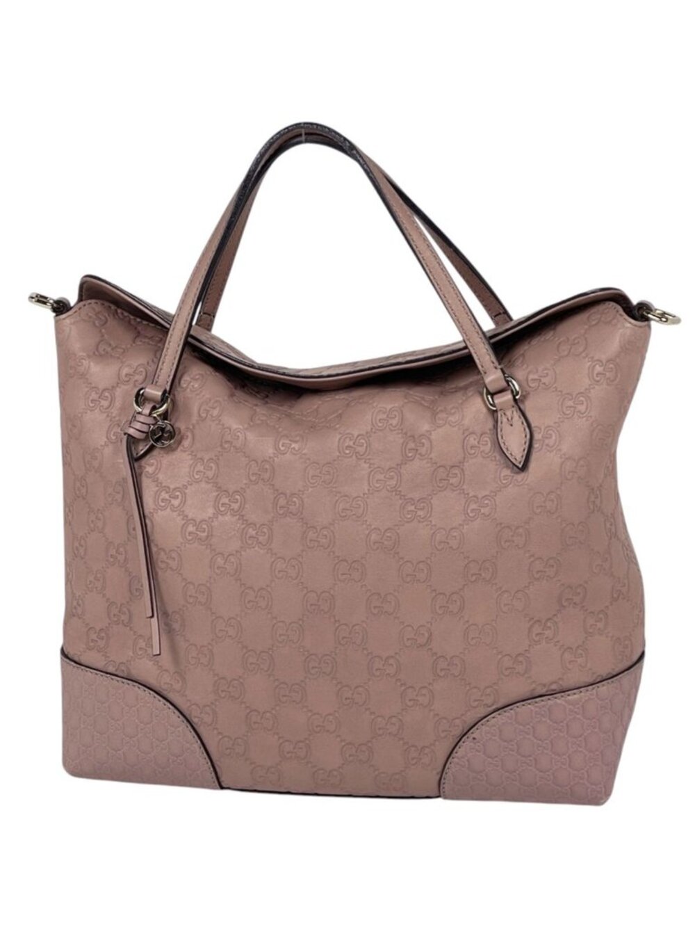 Gucci Handbag Bree Guccissima Micro Leather Pink